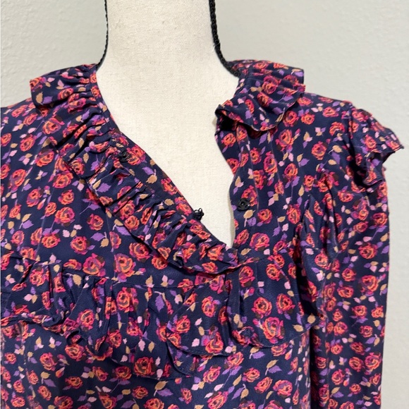 Women’s Sandro Silk Dress, Size 6 (2) - Picture 6 of 11